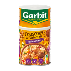Couscous à l'Orientale Poulet et Boeuf GARBIT 980G