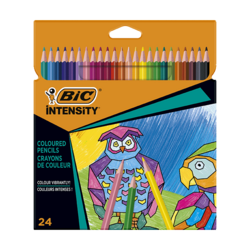 Etui de 24 crayons triangle BIC® Intensity® Up Potlood Triangle
