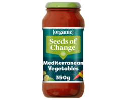 Organic Mediterranean Vegetables 350g