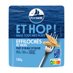 EFFILOCHÉS DE THON ET HOP PETIT NAVIRE