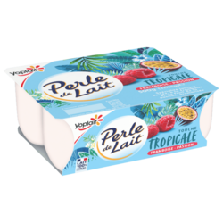 Perle de Lait Framboise/Passion x4