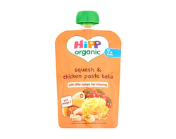 Squash & chicken pasta bake