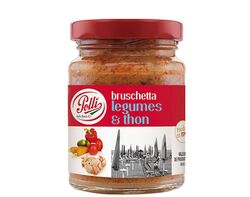 Bruschetta de légumes et thon