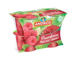 Framboise Morceaux 4x100g