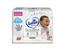 Couches Lotus Baby Douceur Naturelle T3x43