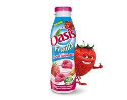 Yaourt à boire Oasis 420g - Fraise Framboise