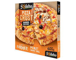 
Poulet, poivrons grillés, sauce BBQ