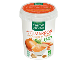 Potimarron, gingembre & curry BIO