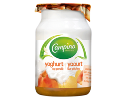 Yoghurt op Perzik