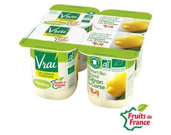 Yaourt Bio Brassé au Citron Corse