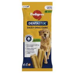 Daily Oral Care Large Dog Treats - 4 DENTASTIX™ chews