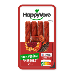Merguez végétales et piquantes - 200g