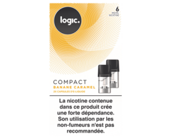 Logic COMPACT Banane Caramel 6mg/ml