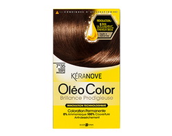 7*35 Marron noisette étincelant