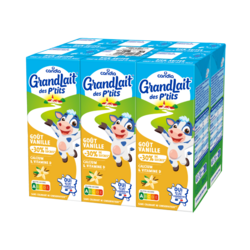 GrandLait des P'tits, goût vanille