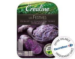 Ecrasé de pommes de terre vitelotte