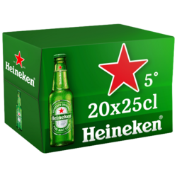 Heineken bière blonde 20x25cl 5°