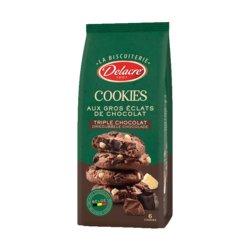 Cookies Driedubbele Chocolade 136g