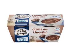 Crème chocolat au lait de brebis 2x100g