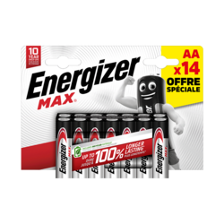 ENR Max 14 piles alcalines AA Offre Spéciale