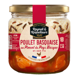 Poulet Basquaise et son riz 
