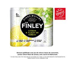 FÏNLEY Citron & Fleur de Sureau 6x250mL