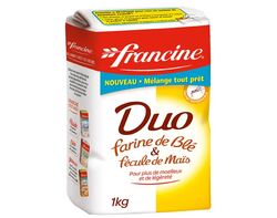 Duo de farine de blé et de fécule de maïs 1kg