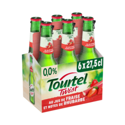 Tourtel Twist Fraise Rhubarbe 6x27,5cl