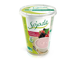 Sojade Cassis Cranberry - Le pot 400g