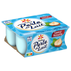 Perle de Lait  Brassé Noisette 4x125g