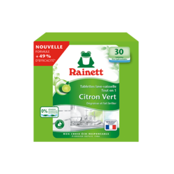 Tablettes vaisselle Citron Vert x30 lavages