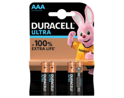 Duracell Ultra AAA 4 piles 