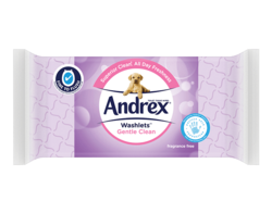 Gentle Clean Washlets Single Pack(40 Wipes)