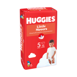 Couches Huggies Little Movers Taille 5