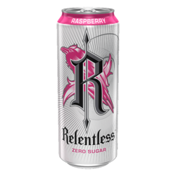 Relentless Raspberry Zero 500ml