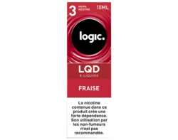Bouteille e-liquide LQD Fraise 3mg/ml