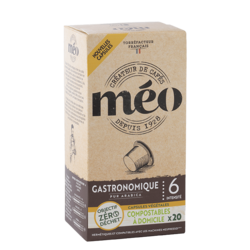 Méo Gastronomique Capsules Home Compost x20