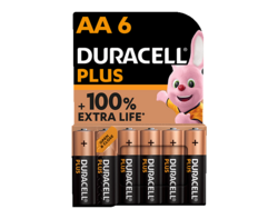 Duracell Plus 100% AA X6
