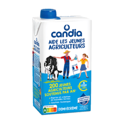 Candia Aide les Jeunes Agriculteurs Brique 1L