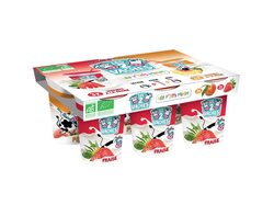 Yaourts à boire bio Les 2 Vaches