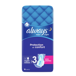 Serviettes Always Maxi Nuit