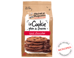Cookie plein de finesse tout chocolat 