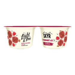 Skyr Lit de Fruits Framboise & Grenade