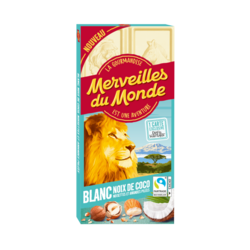 Tablette Blanc coco nois. et amandes pilées