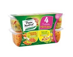 Pack de 4 salades portions