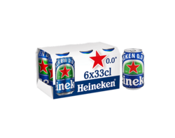 Heineken 0.0 Bière Blonde 6x33cl 0.0°