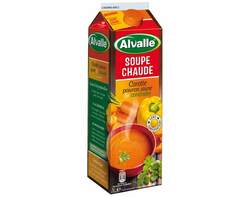 Soupe Chaude Carotte Poivron Jaune et Coriandre