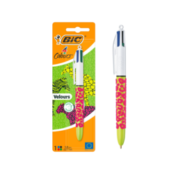 BIC® 4 Colours Velvet Ballpoint Pen