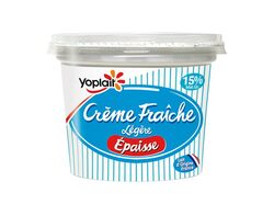 Crème Fraîche Légère Epaisse 15% MG 480g