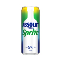 Absolut & Sprite 250ml Range